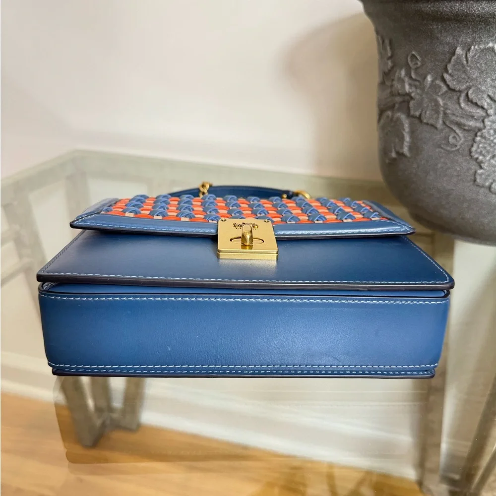 Coach‎ Hutton Shoulder/Crossbody Bag with Weaving. - Picture 8 of 10